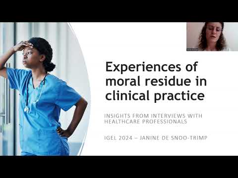 Experiences of Moral Residue in clinical practice