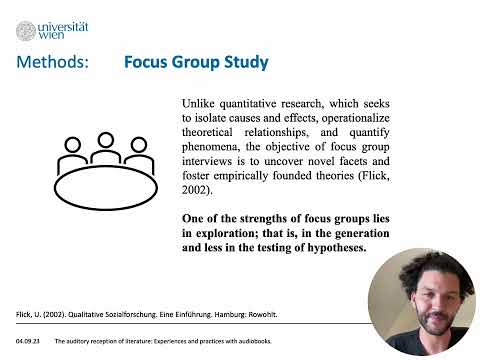 Auditory reception of literature – Kosch (IGEL 2023) Auditory reception of literature – Kosch (IGEL 2023)