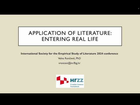 Application of literature: entering real life